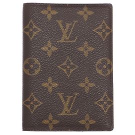 Cover Passaporto Louis Vuitton Monogram Brown