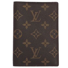 Cover passaporto Louis Vuitton Monogram Brown