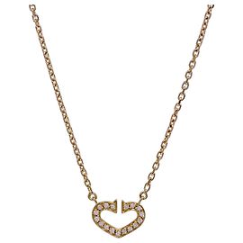 Cartier C de Heart Diamanten-Halskette für Damen