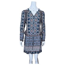 Hale Bob Mini Abito Stampa Geometrica Scollo a V
