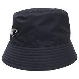 Sombrero bucket Prada 2022 de nailon negro
