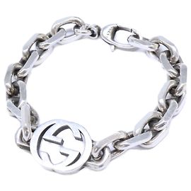 Pulseira GUCCI Ag925 Interlocking G em prata