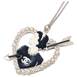 Collana Chanel Coco Pearl Cuore e Freccia placcata oro