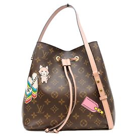 Louis Vuitton Monogram Rose Poudre Neo Noe MM Schultertasche