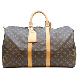 Bolsa Boston Louis Vuitton Keepall 45 Monogram Brown