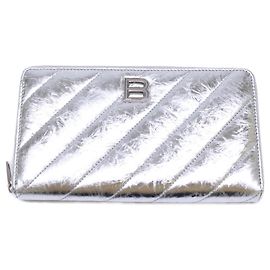 Balenciaga gestepptes langes Portemonnaie