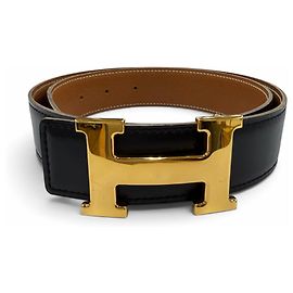 Hermès HERMES Vintage Reversible Leather Belt