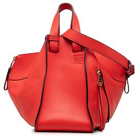 Bolso LOEWE Hammock Small de piel de becerro rojo