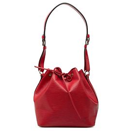 Louis Vuitton Red Epi Petit Noe