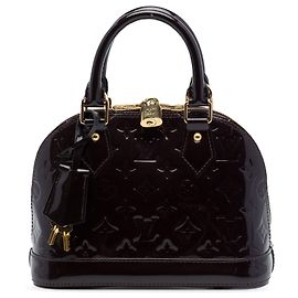 Louis Vuitton Purple Monogram Vernis Alma BB