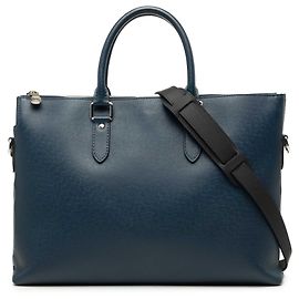 Louis Vuitton Blue Taiga Anton Soft Briefcase