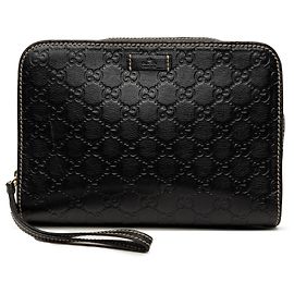 Clutch Gucci Black Guccissima