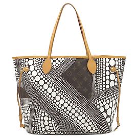 Louis Vuitton Brown Yayoi Kusama Monogram Neverfull MM