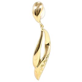 Autre Marque Clip-Ohrring aus 18K Gelbgold mit Diamant