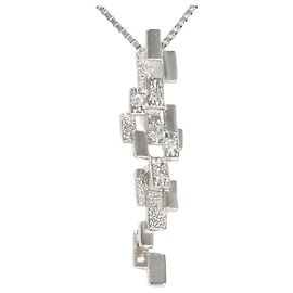 Autre Marque Collana in platino con diamante