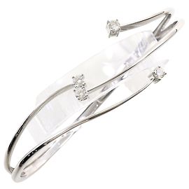 Autre Marque Brazalete de oro blanco de 18K y diamantes
