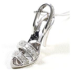 Autre Marque Collana in oro bianco 18K e diamanti