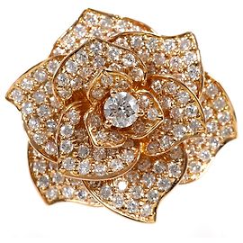 Autre Marque Anello fede in oro rosa 18K con diamante