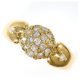 Autre Marque Bandring aus 18K Gelbgold mit Diamant