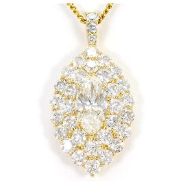 Autre Marque Collana in oro giallo 18K con diamanti