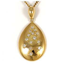 Autre Marque Collana in oro giallo 18K con diamante