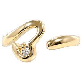 Autre Marque Ringband aus 18K Gelbgold mit Diamant
