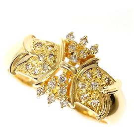 Autre Marque Ringband aus 18K Gelbgold mit Diamant