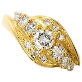 Autre Marque Banderings aus 18K Gelbgold mit Diamanten