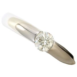 Autre Marque PT900 Platin-Bandring mit Diamant