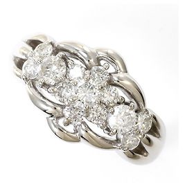 Autre Marque PT900 Platin-Ehering mit Diamant