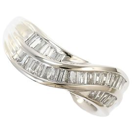 Autre Marque PT900 Platin-Ehering mit Diamant