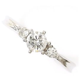 Autre Marque Ehering aus 18K Weißgold mit Diamanten