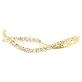 Autre Marque 18K Yellow Gold Diamond Band Ring