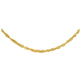 Autre Marque Halskette aus 24K Gelbgold