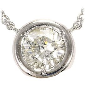 Autre Marque Colar de platina PT850 com diamante