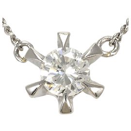 Autre Marque Collana in platino PT850 con diamante