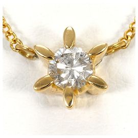 Autre Marque Collana in oro giallo 18K con diamante