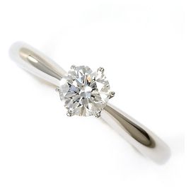 Autre Marque PT1000 Platinbandring mit Diamant
