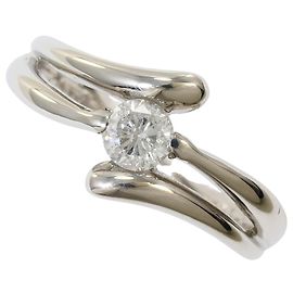 Autre Marque PT900 Platin-Ehering mit Diamant