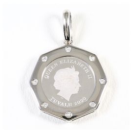 Autre Marque Pendente in platino e diamanti