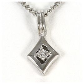 Autre Marque Collana in platino PT900 con diamante