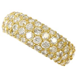 Autre Marque Bandring aus 18K Gelbgold mit Diamant