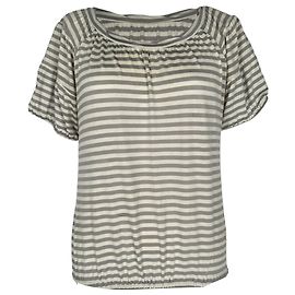 Blusa a rayas Moschino Cheap and Chic en rayón gris
