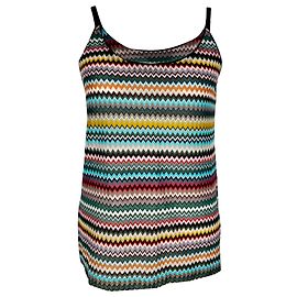 Missoni Tanktop mit Zickzack-Print aus multicoloured Viscose