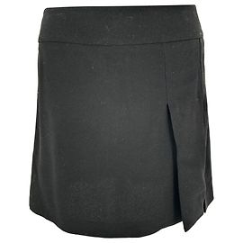 Minigonna a mezza piega Joseph in acetato nero