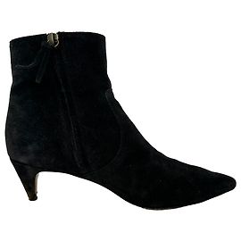 Stivaletti Isabel Marant Derst 60 in camoscio nero