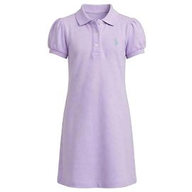 Polo Ralph Lauren Mädchen Polo-Kleid lila aus Baumwolle - 6 Jahre