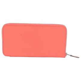 Hermès Portefeuille Hermes Azap Long en soie et cuir