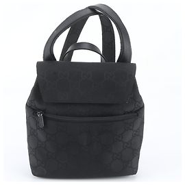Gucci GG Rucksack aus Nylon und Leder