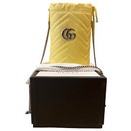 Gucci GG Marmont Chain Leather Mini